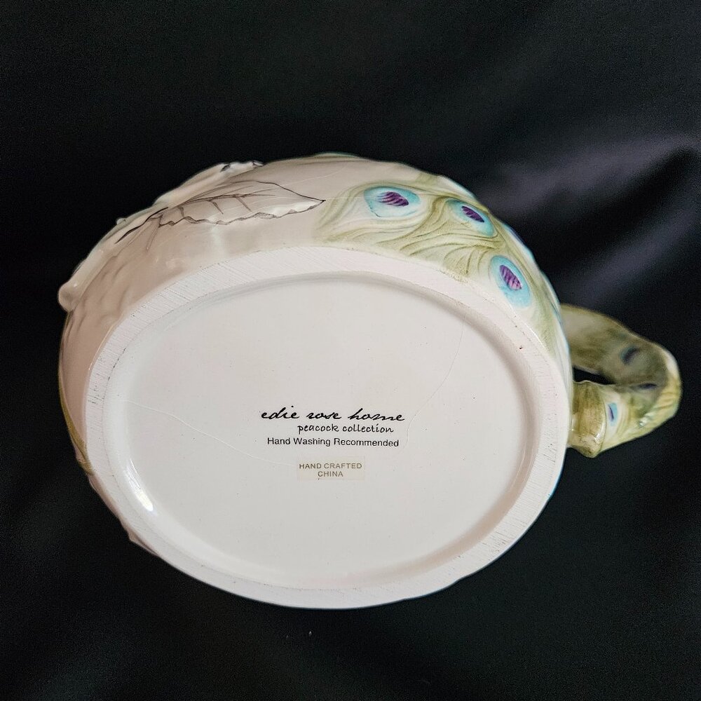 Rachel Bilson Edie Rose Home Peacock Collection Teapot - Picture 11 of 12